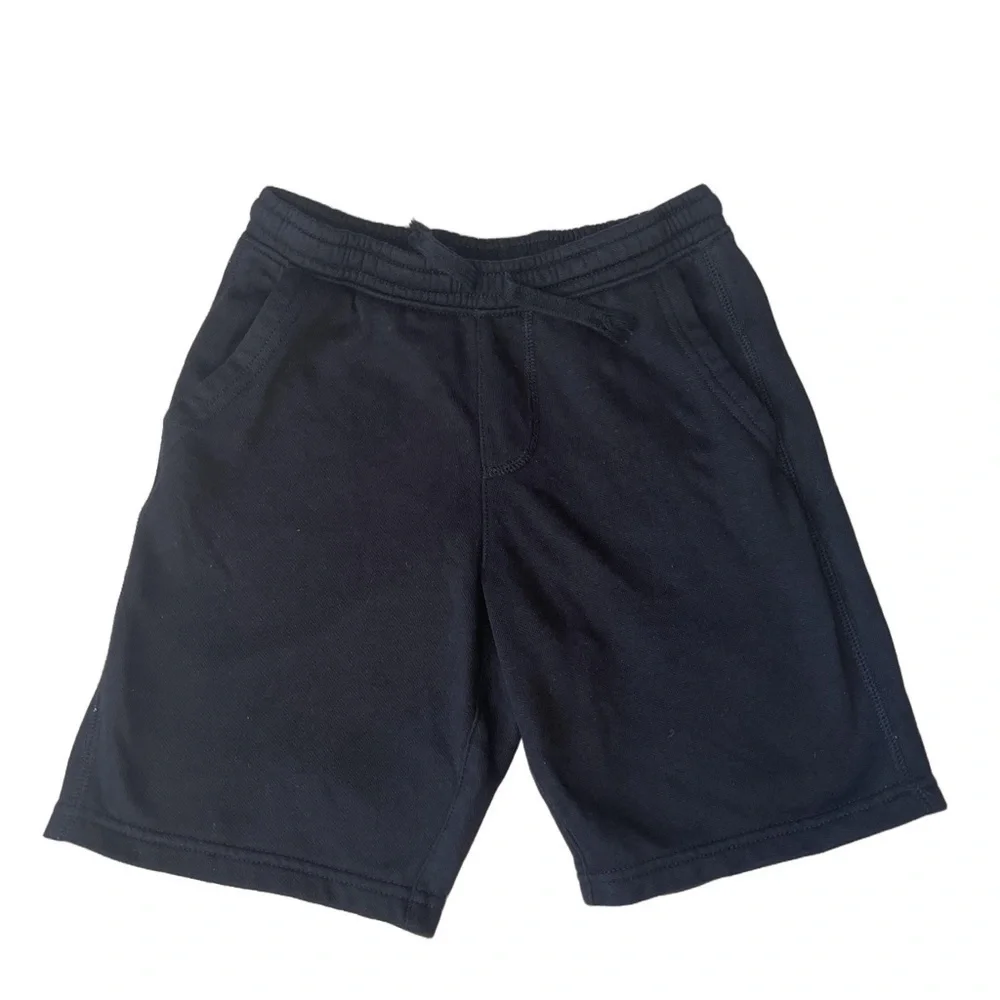 🟢 3/$15 Old Navy Fleece Shorts Boys Small (8) Black